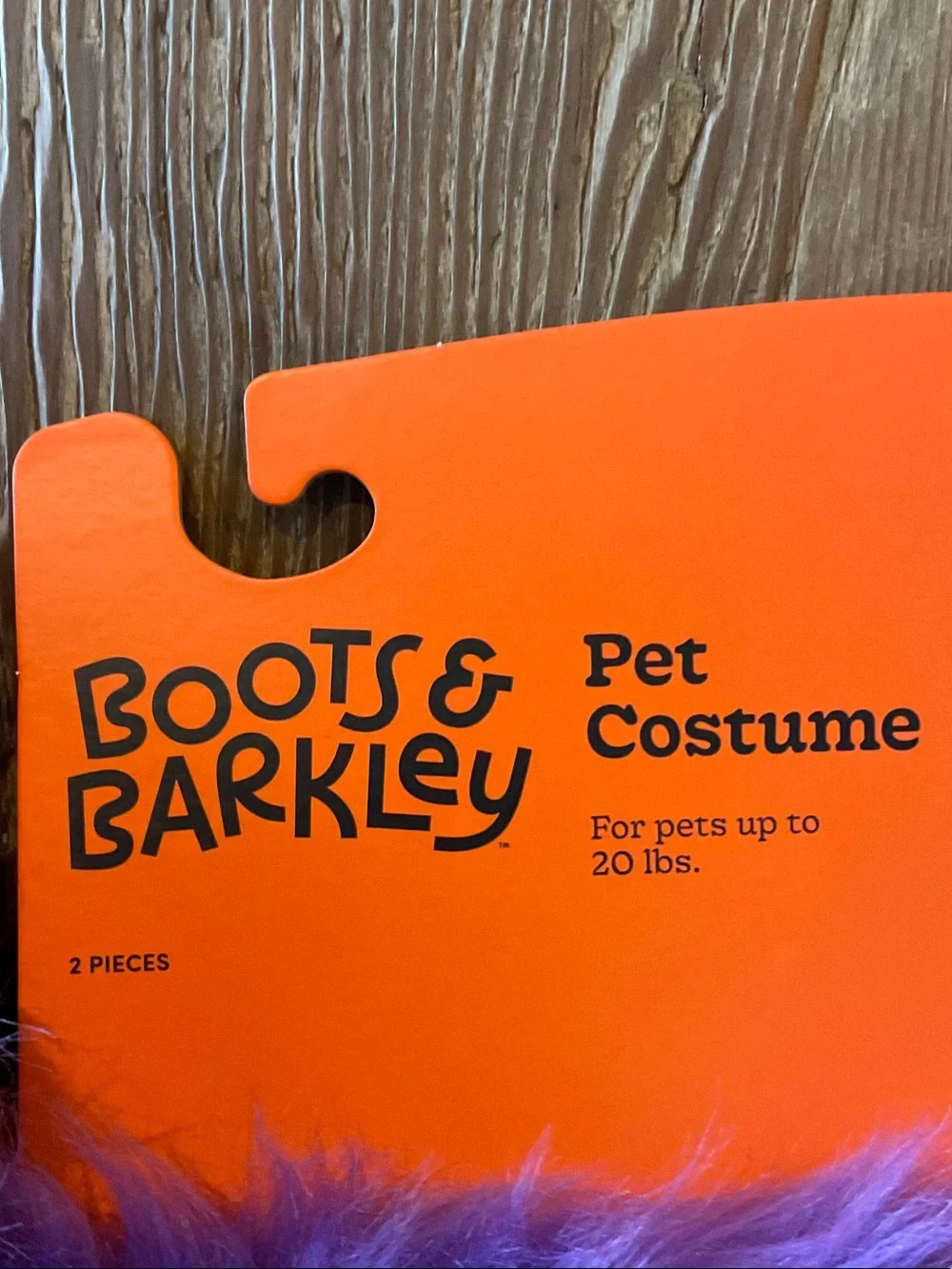 Boots & Barkley small Fuzzy Monster Pet Costume